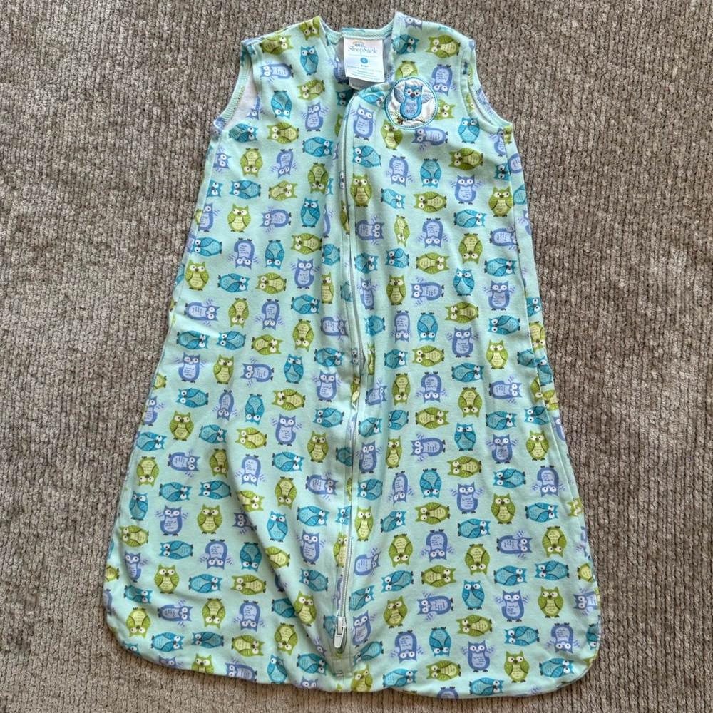 Halo SleepSack Wearable‎ Blanket Small Owl Print 0–6 Months Cute Comfy Unisex